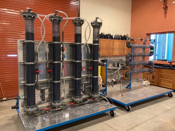 New water reuse equipment in WEST Center