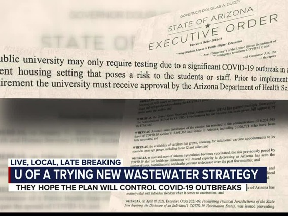 KOLD News still about testing wastewater