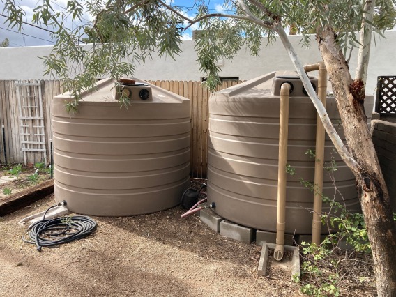 Water cisterns for collection/harvesting