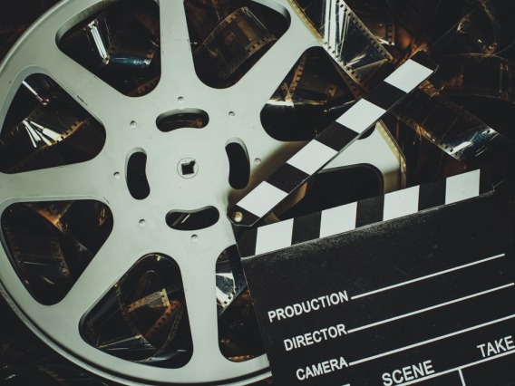 Stock photo of a film reel