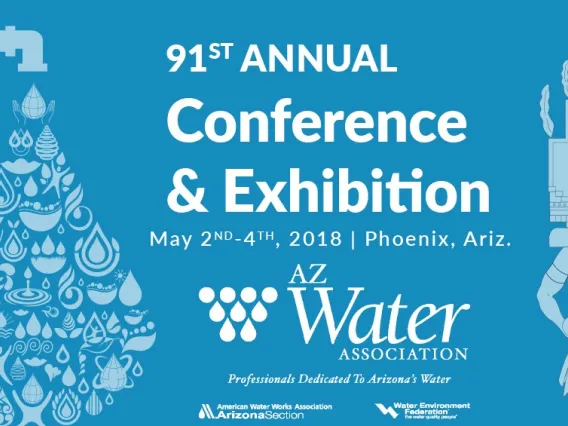 Logo for 91st Annual AZ Water Association Conference and Exhibition