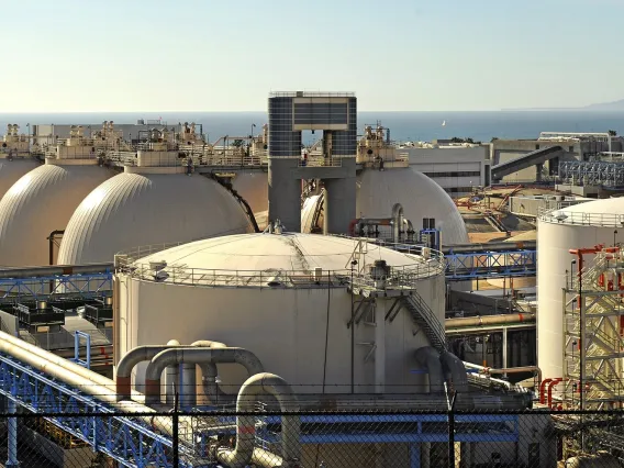 Photo of a water reclamation facility