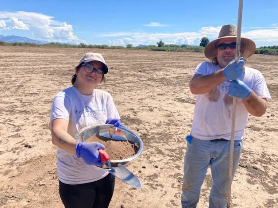 Sampling team in Tucson, AZ