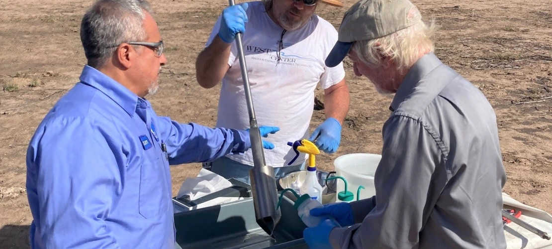 Decontaminating equipment in the field