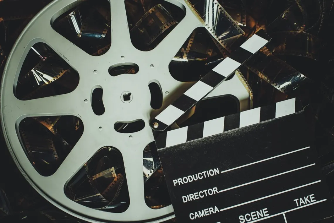 Stock photo of a film reel