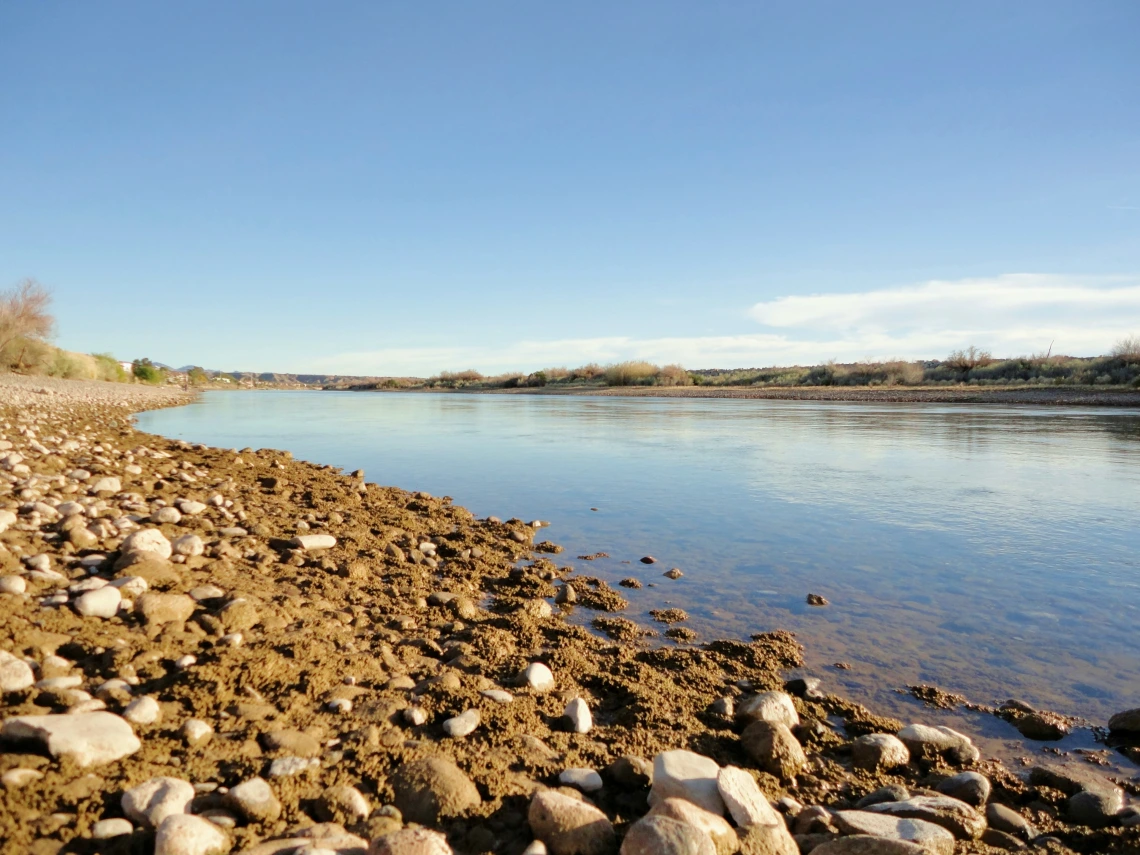 Colorado River running through Bullhead City AZ