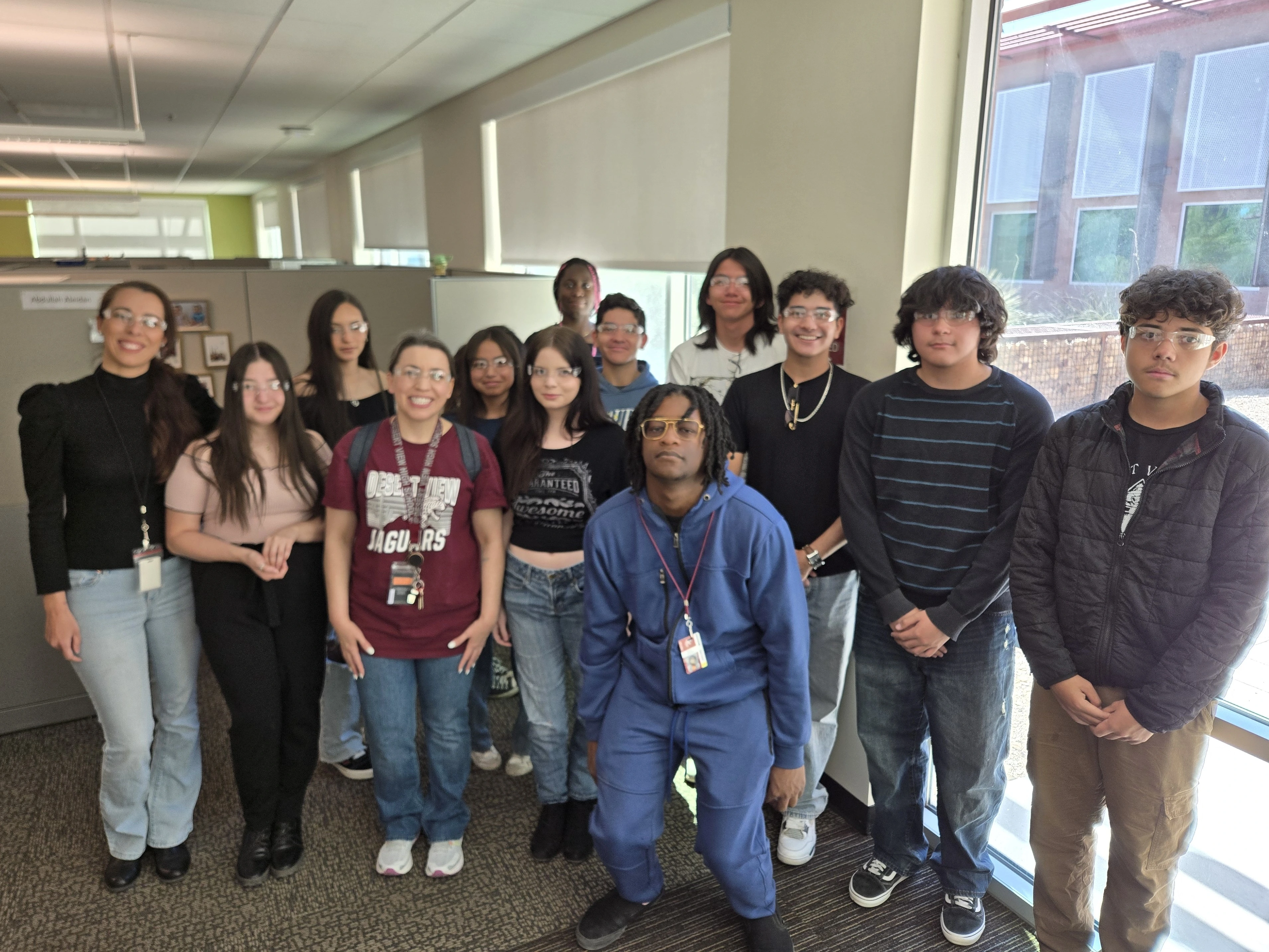 Group photo of high school students