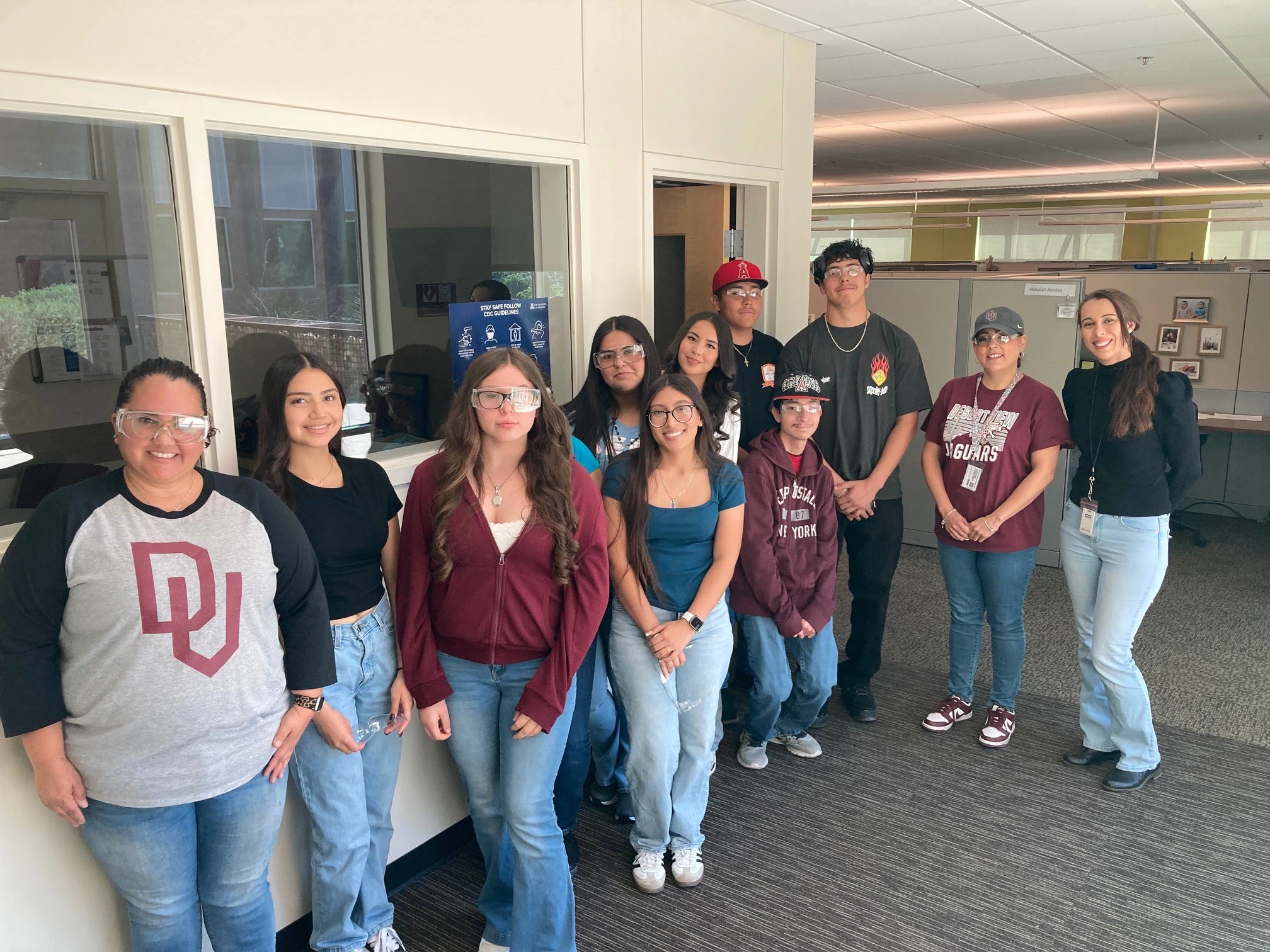 Group photo of high school students