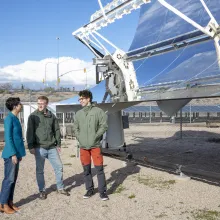 Hickenbottom and WEST group at solar site