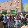 Desert View High School group in front of WEST Center